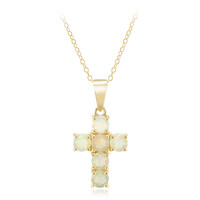 Welo Opal Silver Necklace