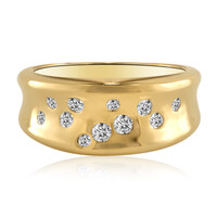 14K SI1 (G) Diamond Gold Ring