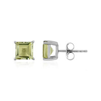 Ouro Verde Quartz Silver Earrings