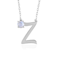 Rainbow Moonstone Silver Necklace