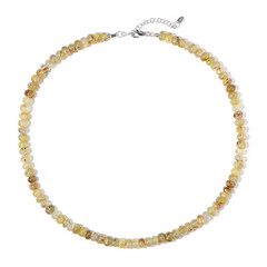 Rutile Quartz Silver Necklace