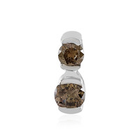 I3 Brown Diamond Silver Pendant