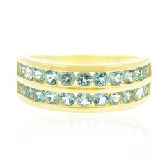 9K Nigerian Paraiba Tourmaline Gold Ring