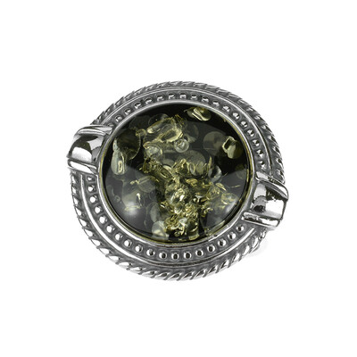 Baltic Amber Silver Ring (dagen)