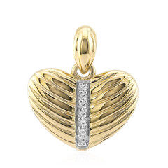 SI1 (G) Diamond Silver Pendant
