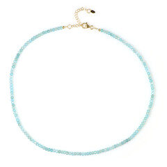 Blue Apatite Silver Necklace