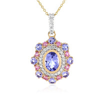 9K Tanzanite Gold Necklace