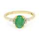Bahia Emerald Silver Ring
