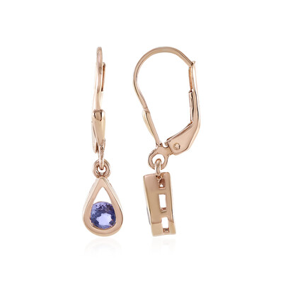 Tanzanite Silver Earrings