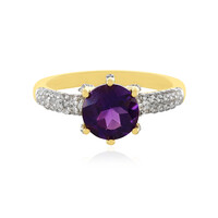 Amethyst Silver Ring