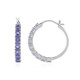 Tanzanite Silver Earrings