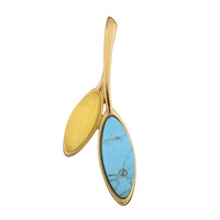 Turquoise Silver Pendant