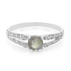 Romanian Spectrolite Silver Ring