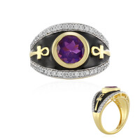Amethyst Silver Ring