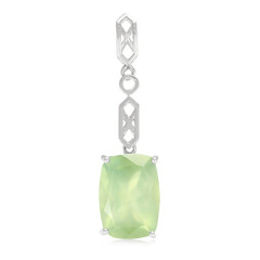 Prehnite Silver Pendant