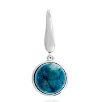Azurite Malachite Silver Pendant