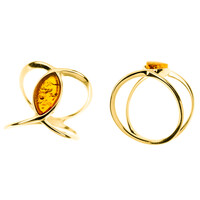 Baltic Amber Silver Ring