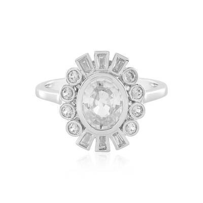 Zircon Silver Ring (Adela Silber)