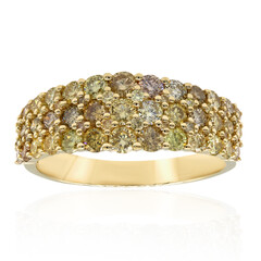 14K SI2 Fancy Diamond Gold Ring (CIRARI)