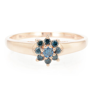 Fancy Diamond Silver Ring