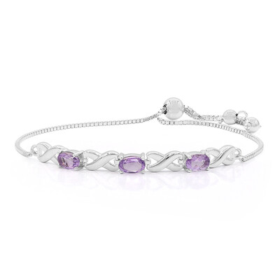 Amethyst Silver Bracelet