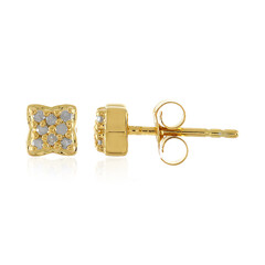 I3 (H) Diamond Silver Earrings