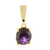 Star Garnet Silver Pendant