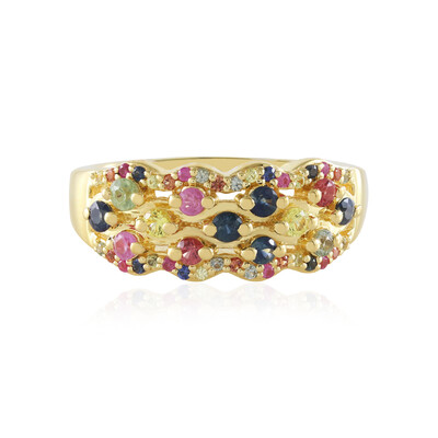 Blue Sapphire Silver Ring