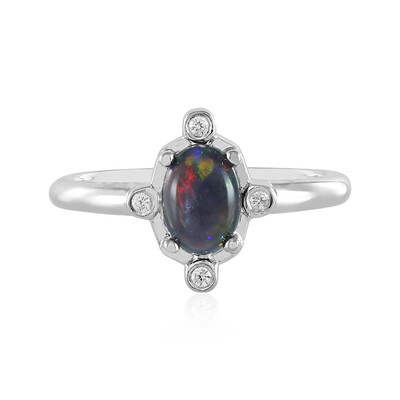 Mezezo Opal Silver Ring