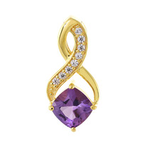Amethyst Silver Pendant