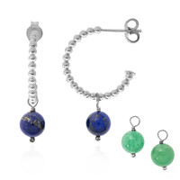 Lapis Lazuli Silver Earrings
