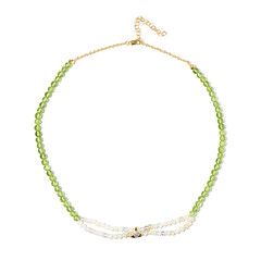 Peridot Silver Necklace