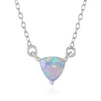 Welo Opal Silver Necklace