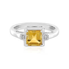 Citrine Silver Ring