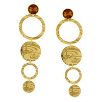 Baltic Amber Silver Earrings