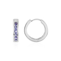 Tanzanite Silver Earrings