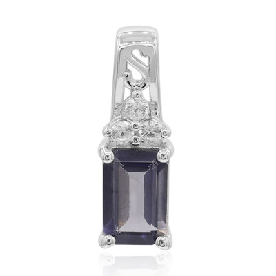 Iolite Silver Pendant