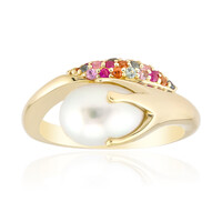 9K White South Sea Pearl Gold Ring (Michelle Albala)