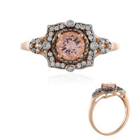 9K Morganite Gold Ring (Adela Gold)