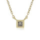 9K SI2 (H) Diamond Gold Necklace