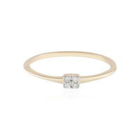 9K SI1 (H) Diamond Gold Ring