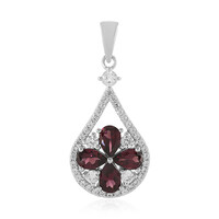 Tocantin Garnet Silver Pendant