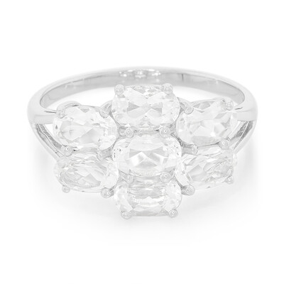 Goshenite Silver Ring