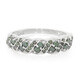 Fancy Diamond Silver Ring