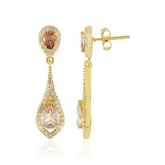 Luna Quartz Silver Earrings