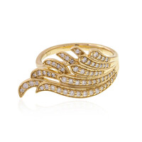 9K Flawless (F) Diamond Gold Ring (LUCENT DIAMONDS)