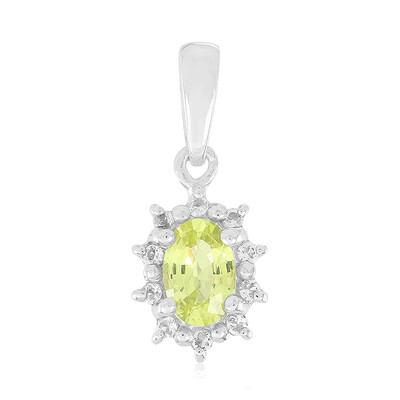 Brazilian Chrysoberyl Silver Pendant