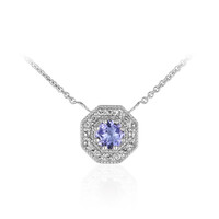 Tanzanite Silver Necklace
