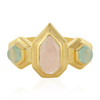 Rose Quartz Silver Ring