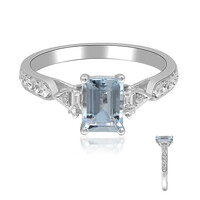 14K AAA Brazilian Aquamarine Gold Ring (AMAYANI)